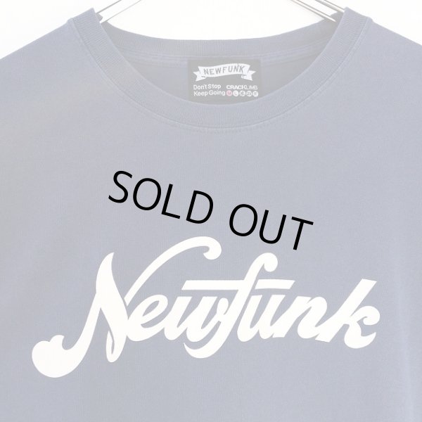 画像3: 【CRACKLIMB】'17 NEWFUNK LOGO WASH TEE (NAVY) (3)