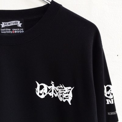 画像2: 【CRACKLIMB】 日本語 LONG TEE (BLACK)