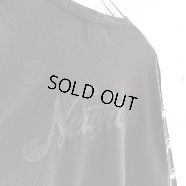 画像5: 【CRACKLIMB】'17 NEWFUNK LOGO WASH LONG TEE (BLACK) (5)