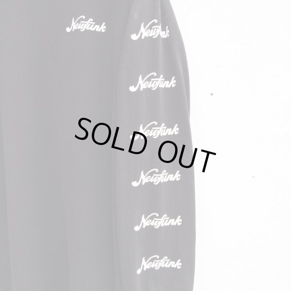 画像3: 【CRACKLIMB】'17 NEWFUNK LOGO WASH LONG TEE (BLACK) (3)