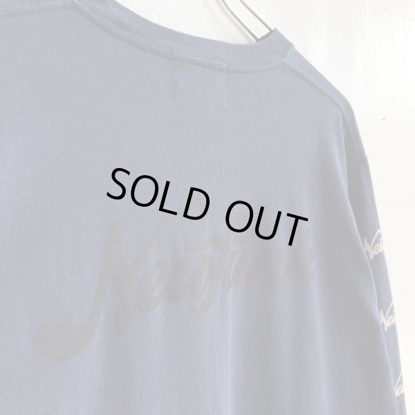 画像5: 【CRACKLIMB】'17 NEWFUNK LOGO WASH LONG TEE (NAVY) (5)