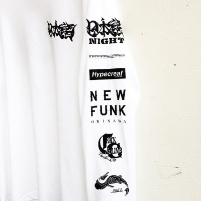 画像1: 【CRACKLIMB】 日本語 LONG TEE (WHITE)