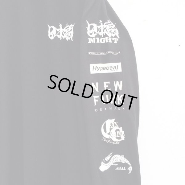 画像3: 【CRACKLIMB】 日本語 LONG TEE (BLACK) (3)