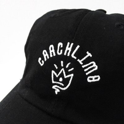 画像1: 【CRACKLIMB】CROWN 6 PANEL CAP (BLACK)