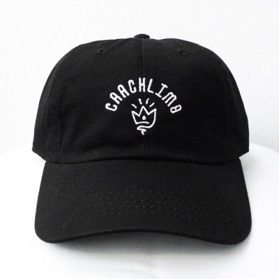 画像2: 【CRACKLIMB】CROWN 6 PANEL CAP (BLACK)