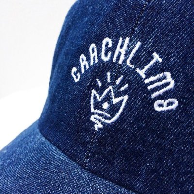 画像1: 【CRACKLIMB】CROWN 6 PANEL CAP (DENIM)