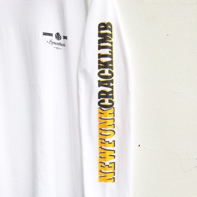 画像1: 【CRACKLIMB】BOXING LONG TEE (WHITE)