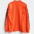 画像2: 【NEWFUNK】BOXING LONG TEE (ORANGE) (2)