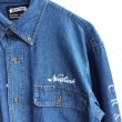 画像3: 【CRACKLIMB】'17 NEWFUNK LOGO DENIM SHIRT (LIGHT INDIGO) (3)