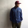 画像7: 【CRACKLIMB】'17 NEWFUNK LOGO DENIM SHIRT (INDIGO) (7)