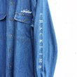 画像5: 【CRACKLIMB】'17 NEWFUNK LOGO DENIM SHIRT (LIGHT INDIGO) (5)