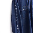 画像5: 【CRACKLIMB】'17 NEWFUNK LOGO DENIM SHIRT (INDIGO) (5)