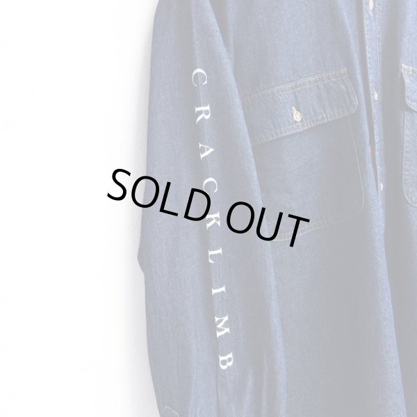 画像5: 【CRACKLIMB】'17 NEWFUNK LOGO DENIM SHIRT (INDIGO) (5)