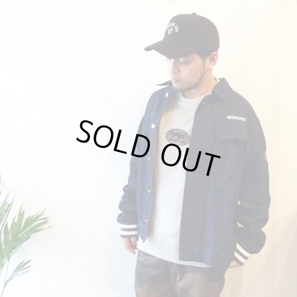 画像8: 【CRACKLIMB】BLACK PANTHER DENIM JACKET (8)