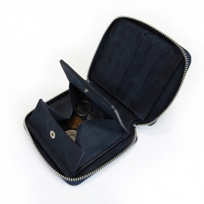 画像2: 【RIVAXIDE】‘PAID IN FULL’ square wallet [BLUE]