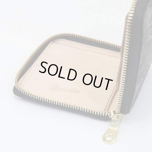 画像6: 【RIVAXIDE】‘PAID IN FULL’ square wallet [Black Paisley] (6)