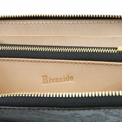 画像1: 【RIVAXIDE】‘PAID IN FULL’ Long wallet [Black Paisley]
