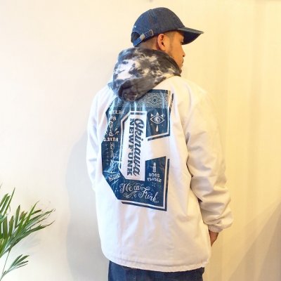 画像2: ＊SALE＊【CRACKLIMB】EYEWASH NYLON JACKET (WHITE)