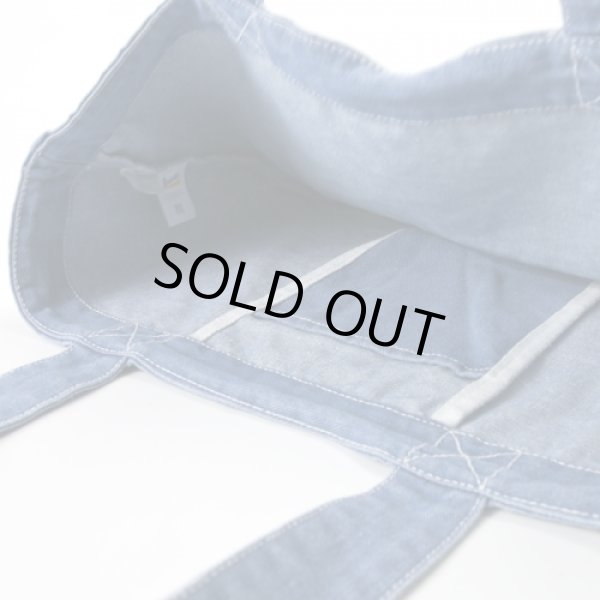 画像3: 【RIVAXIDE】'CONVEX LOGO' TOTE BAG (LIGHTBLUE) (3)