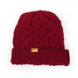 画像1: 【RIVAXIDE】'CONVEX LOGO' Braid Knit Cap [2016] (WINE) (1)