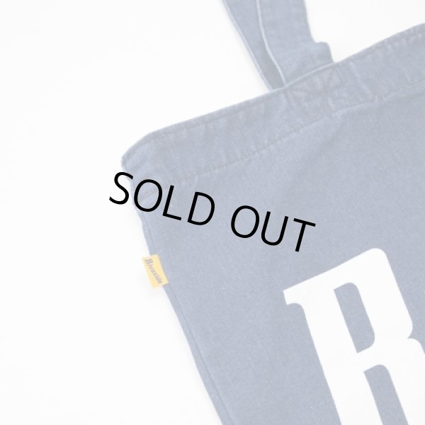 画像2: 【RIVAXIDE】'CONVEX LOGO' TOTE BAG (INDIGO) (2)