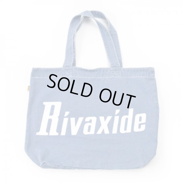 画像1: 【RIVAXIDE】'CONVEX LOGO' TOTE BAG (LIGHTBLUE) (1)