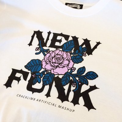 画像1: 【CRACKLIMB】FLOWER LONG TEE (WHITE)