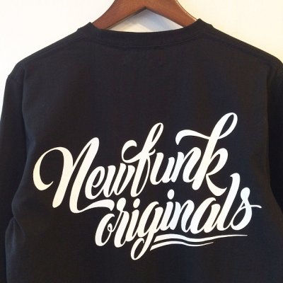 画像2: 【CRACKLIMB】NEWFUNK ORIGINAL'S LONG TEE (BLACK)