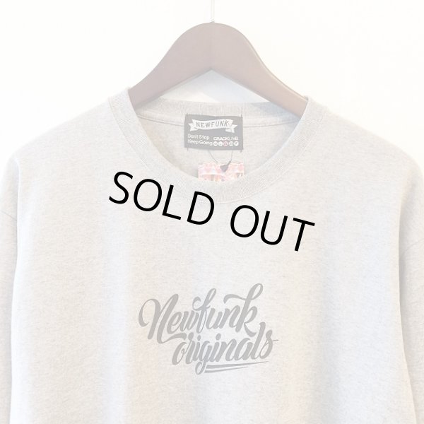 画像3: 【CRACKLIMB】NEWFUNK ORIGINAL'S LONG TEE (GRAY) (3)