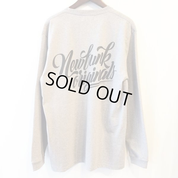 画像2: 【CRACKLIMB】NEWFUNK ORIGINAL'S LONG TEE (GRAY) (2)