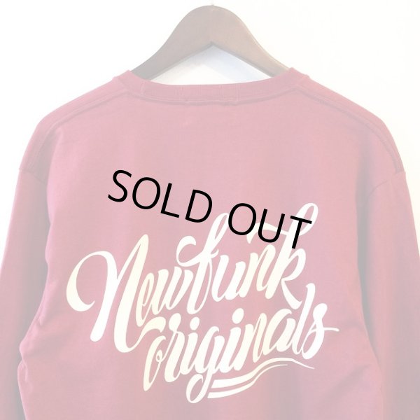 画像4: 【CRACKLIMB】NEWFUNK ORIGINAL'S LONG TEE (WINE) (4)