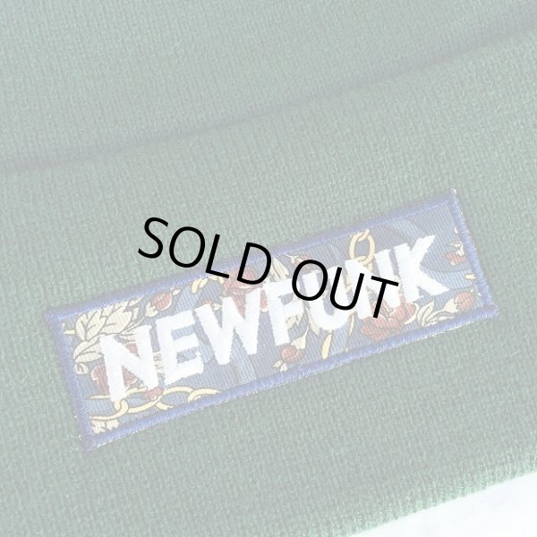 画像2: 【CRACKLIMB】NEWFUNK BOX KNIT CAP (D.GREEN) (2)