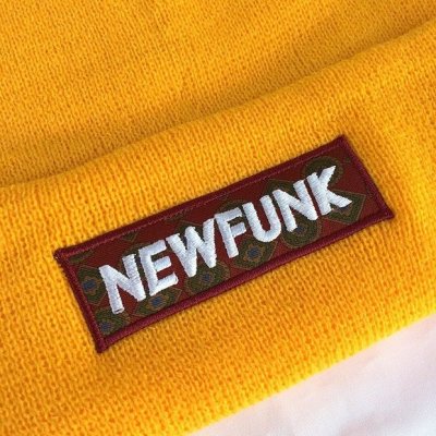 画像1: 【CRACKLIMB】NEWFUNK BOX KNIT CAP (Yellow)