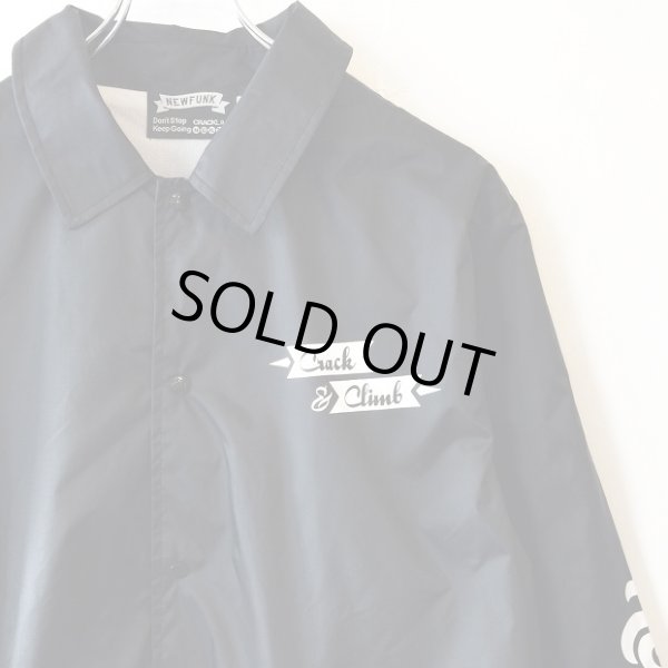 画像3: 【CRACKLIMB】KINGPIN NILON JACKET (BLACK) (3)
