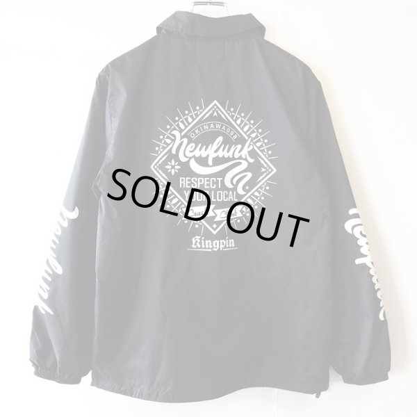 画像2: 【CRACKLIMB】KINGPIN NILON JACKET (BLACK) (2)