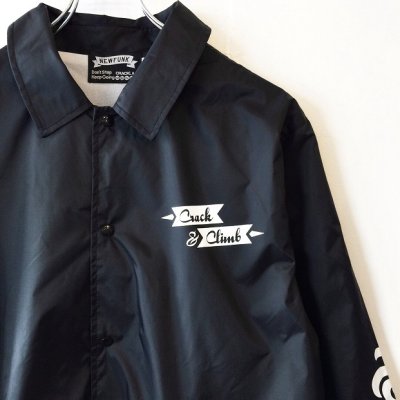 画像1: 【CRACKLIMB】KINGPIN NILON JACKET (BLACK)