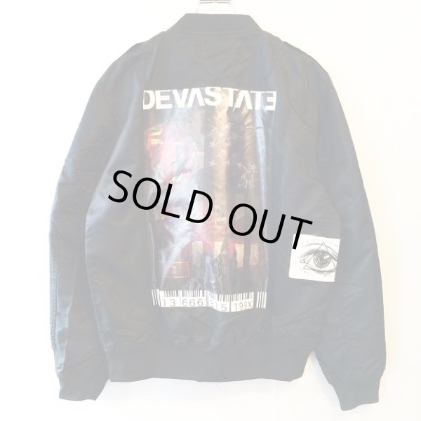 画像2: 【QUARE】DEVASTATE MA-1 (2)