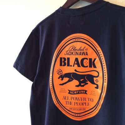 画像2: 【CRACKLIMB】 BLACK PANTHER TEE (NAVY)