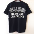 画像2: 【CRACKLIMB】NEWFUNK BOX POCKET TEE (BLACK) (2)