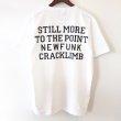 画像2: 【CRACKLIMB】NEWFUNK BOX POCKET TEE (WHITE) (2)