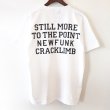 画像2: 【CRACKLIMB】NEWFUNK BOX POCKET TEE (WHITE) (2)