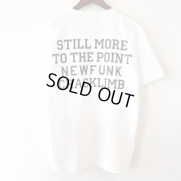画像2: 【CRACKLIMB】NEWFUNK BOX POCKET TEE (WHITE) (2)