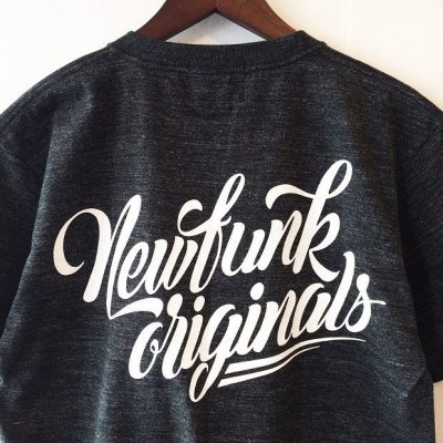 画像2: 【CRACKLIMB】NEWFUNK ORIGINAL'S TEE (Heather Black)