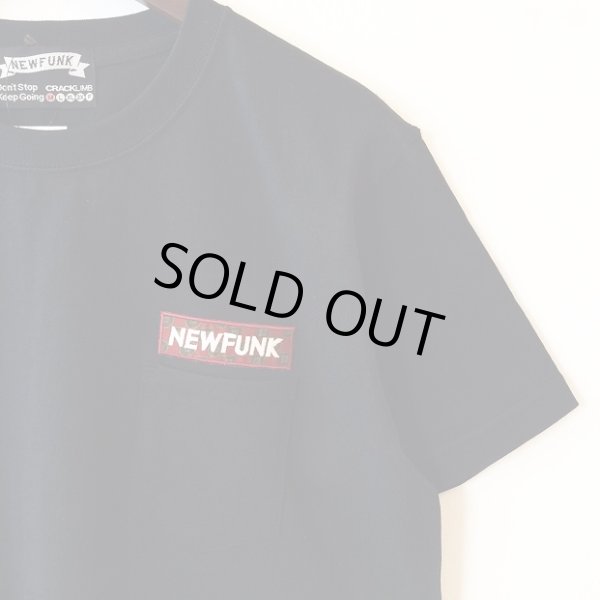 画像3: 【CRACKLIMB】NEWFUNK BOX POCKET TEE (BLACK) (3)
