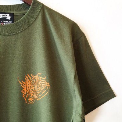 画像3: 【CRACKLIMB】NEWFUNK×PITC DINERO 2078 TEE (MOSS GREEN)