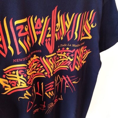 画像2: 【CRACKLIMB】NEWFUNK×PITC DINERO 2078 TEE (NAVY)