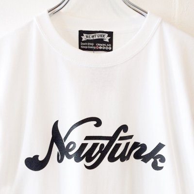 画像1: 【CRACKLIMB】'17 NEWFUNK LOGO TEE (WHITE)