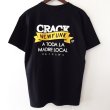 画像1: 【CRACKLIMB】FLAG TEE (BLACK) (1)