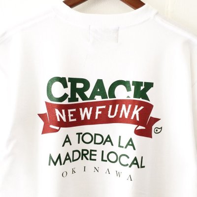 画像1: 【CRACKLIMB】FLAG TEE (WHITE)