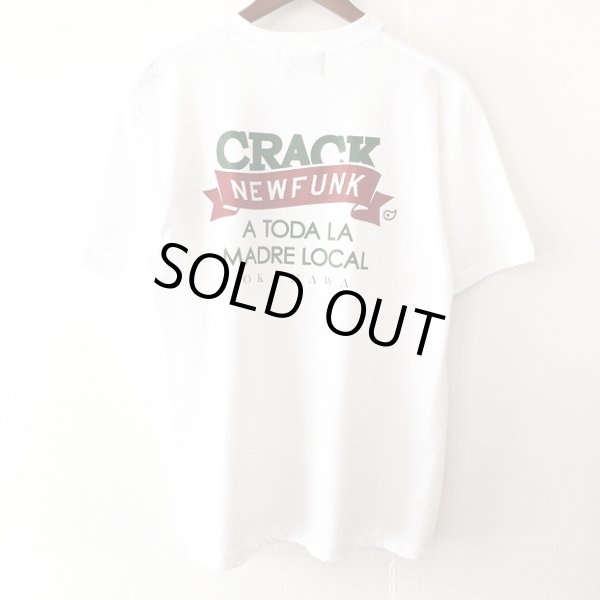 画像1: 【CRACKLIMB】FLAG TEE (WHITE) (1)